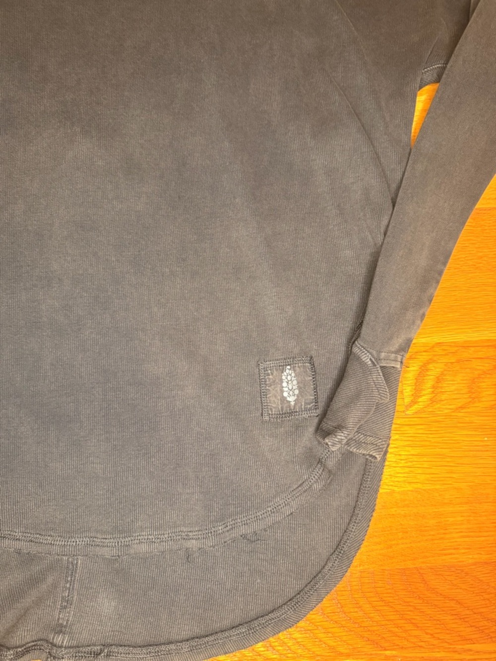 Free People Movement Black Open Back Long Sleeve Top Athletic Gym Yoga - Picture 3 of 11